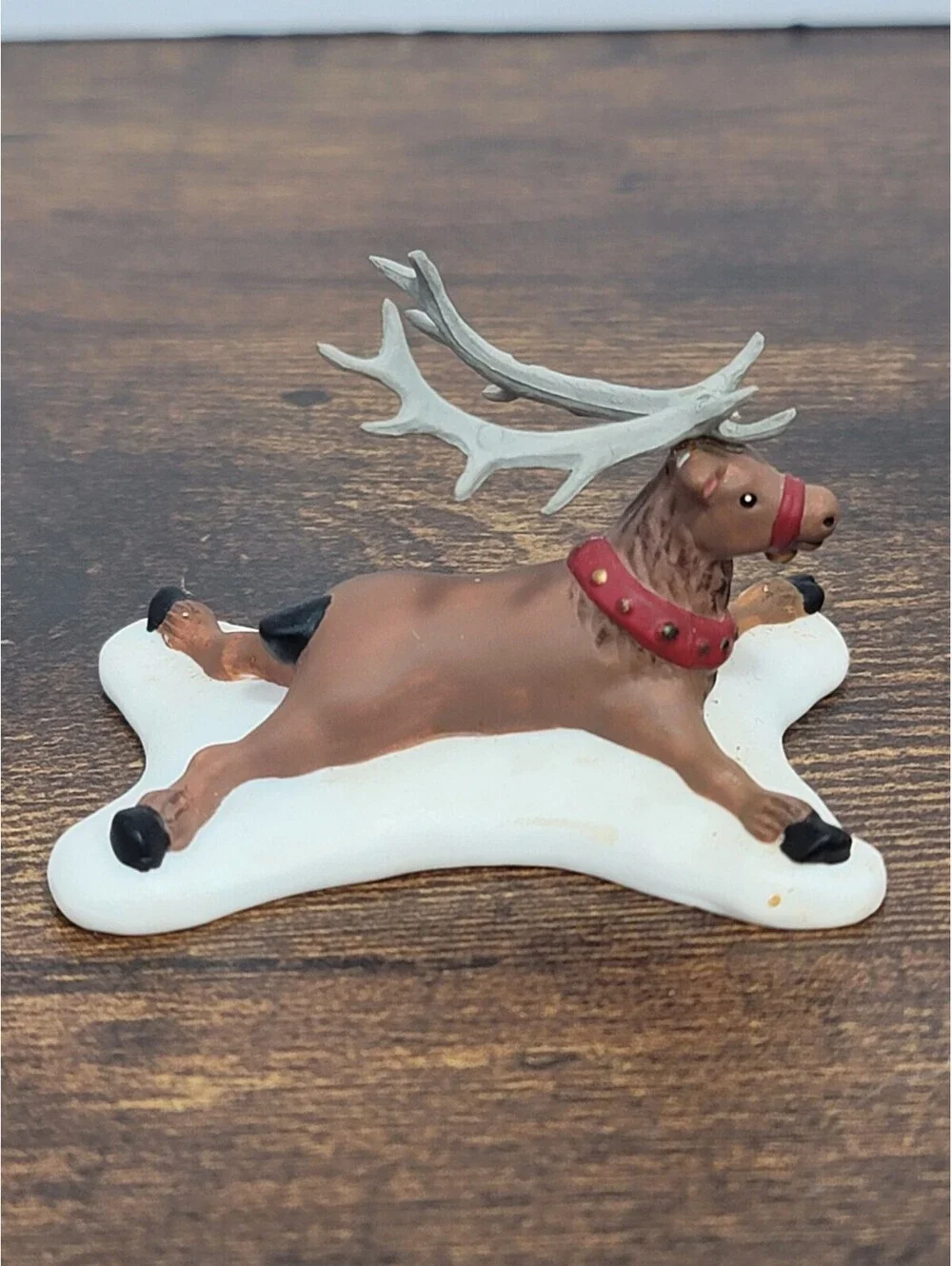 Department 56 Reindeer Figurine on Snow Base Christmas Decoration